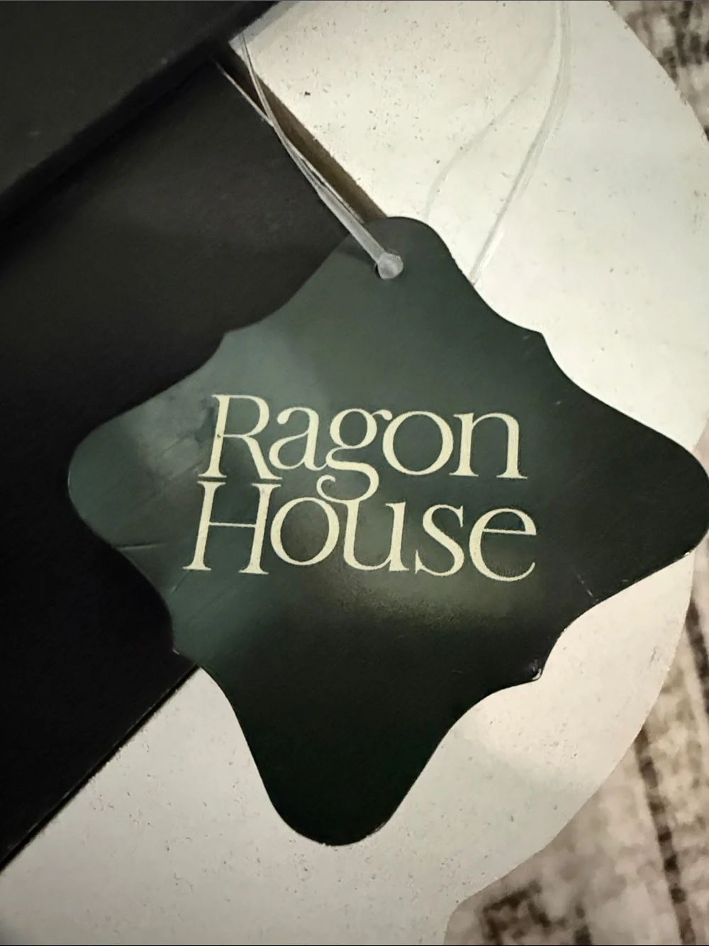 NWT Ragon House Taupe Cream Braided Photo Frame - 5”x7”